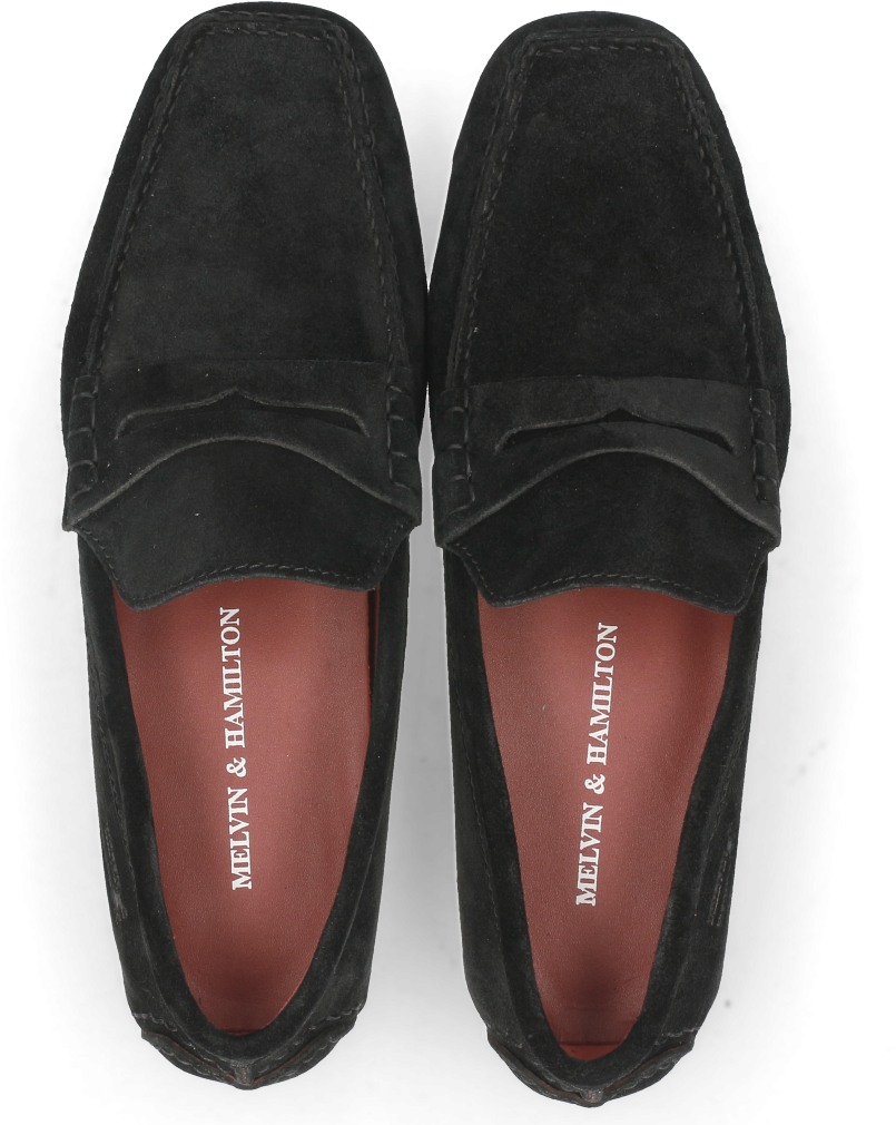 Loafers Driver 4 Suede Black (1024x1024), Png Download