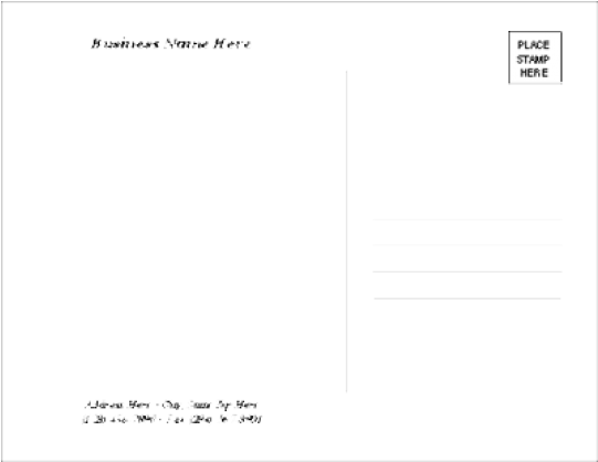 Post Card Post Card - Document (540x720), Png Download