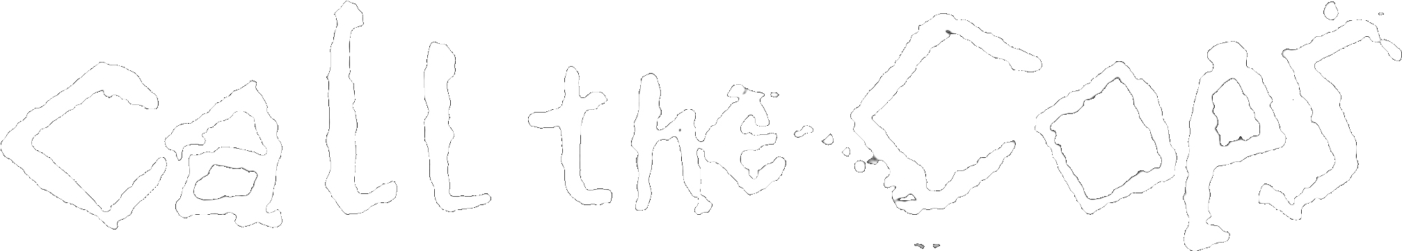 Logo Call The Cops - Shadow (2075x487), Png Download