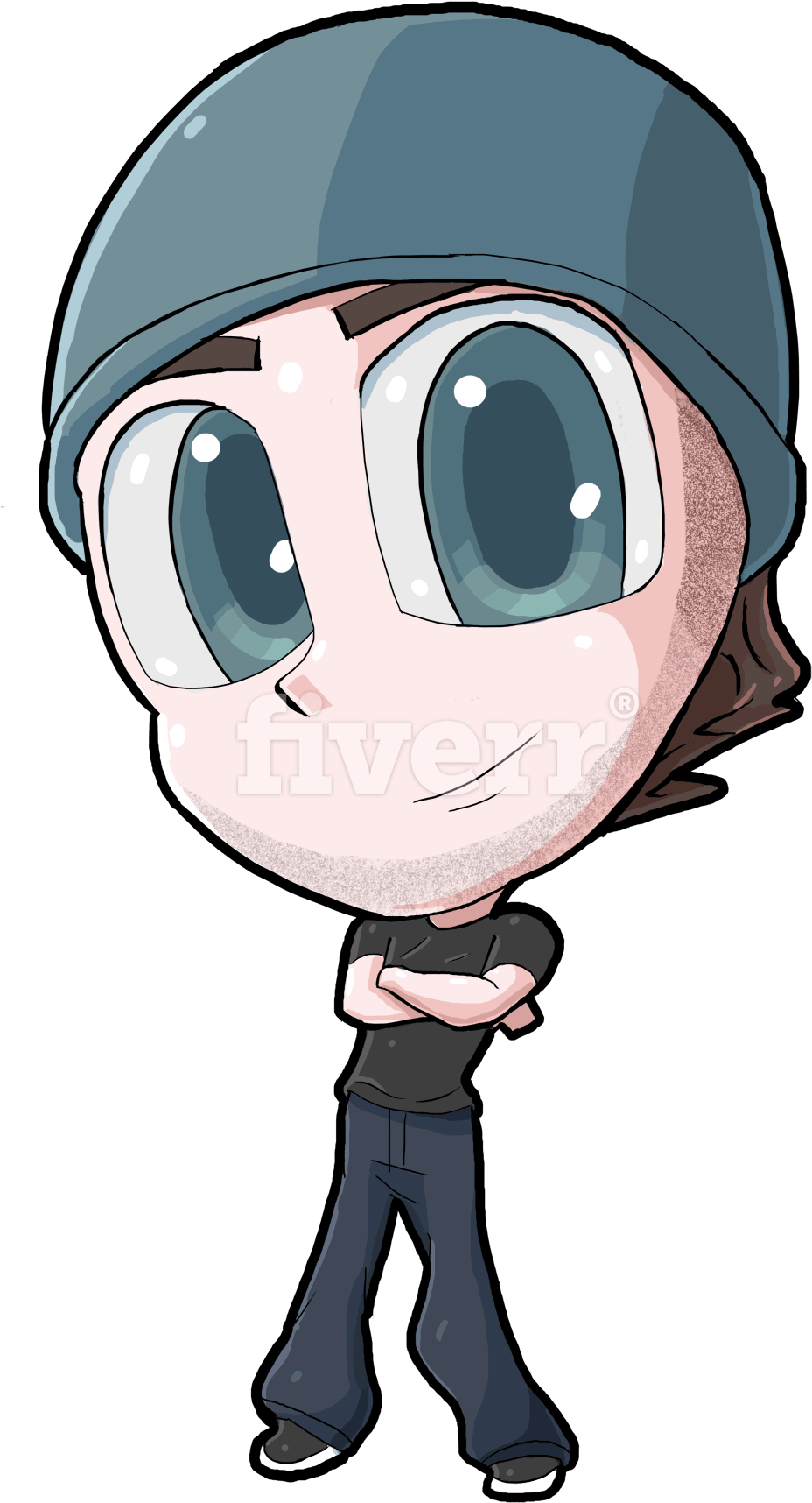 Big Worksample Image - Cartoon (1000x1775), Png Download