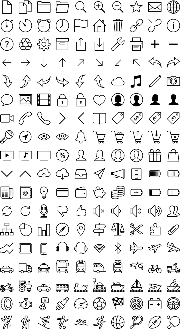 Download Ios7 Icon Set - Ios Icons Vector PNG Image with No Background -  PNGkey.com