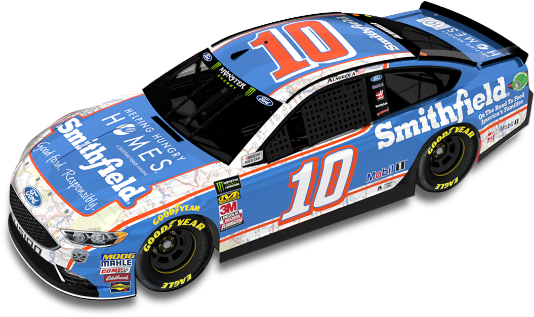 Clint Bowyer's Mobil 1/advance Auto Parts Ford - World Rally Car (1100x693), Png Download
