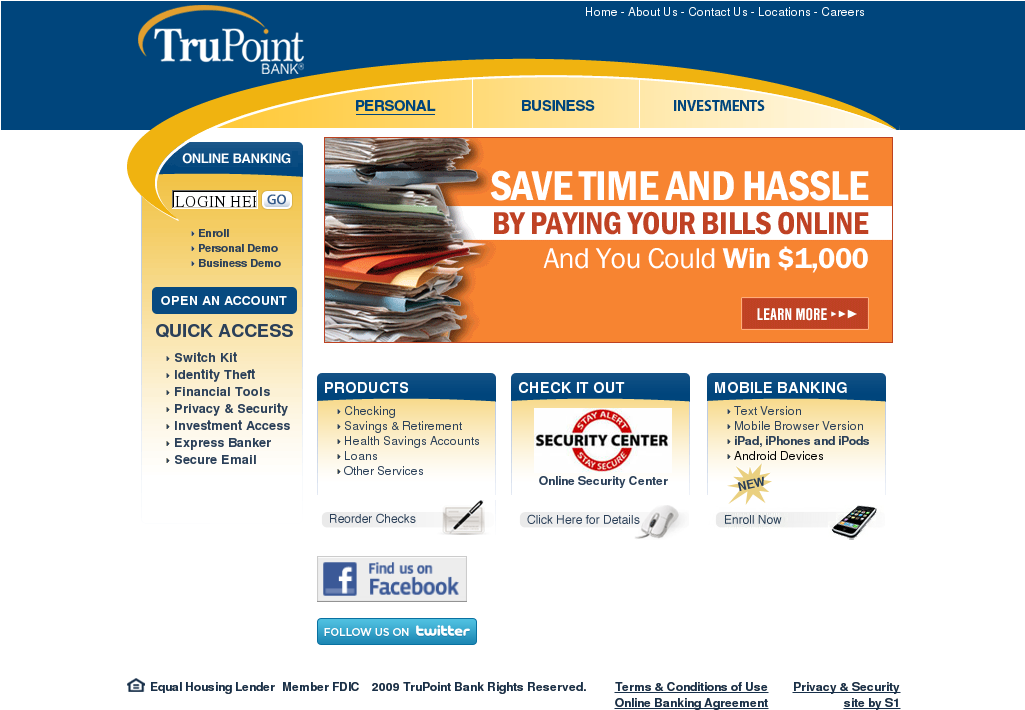 Trupoint Bank (1024x768), Png Download