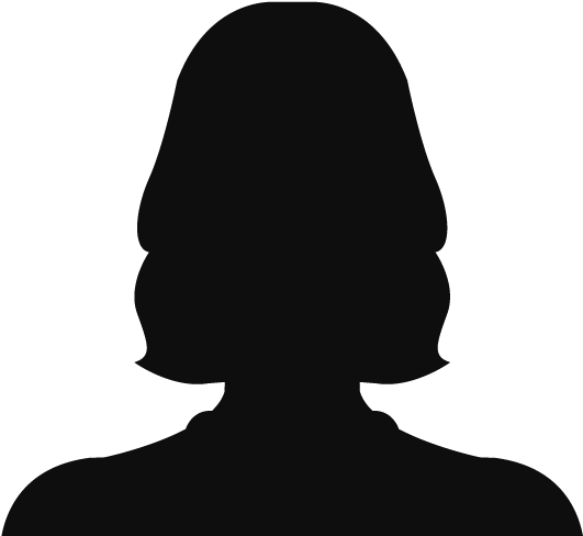 Female Silhouette - Mrs Gough Monksdown Primary (534x630), Png Download
