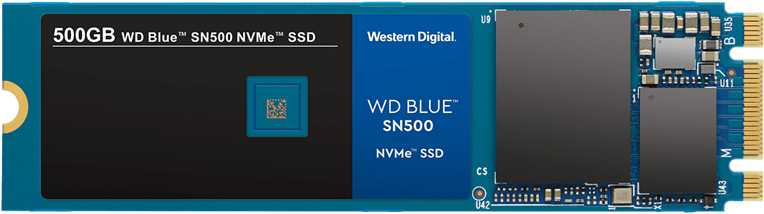 Wd Blue Sn500 Solid State Drive - Wd Blue Sn500 Nvme Ssd (1300x700), Png Download