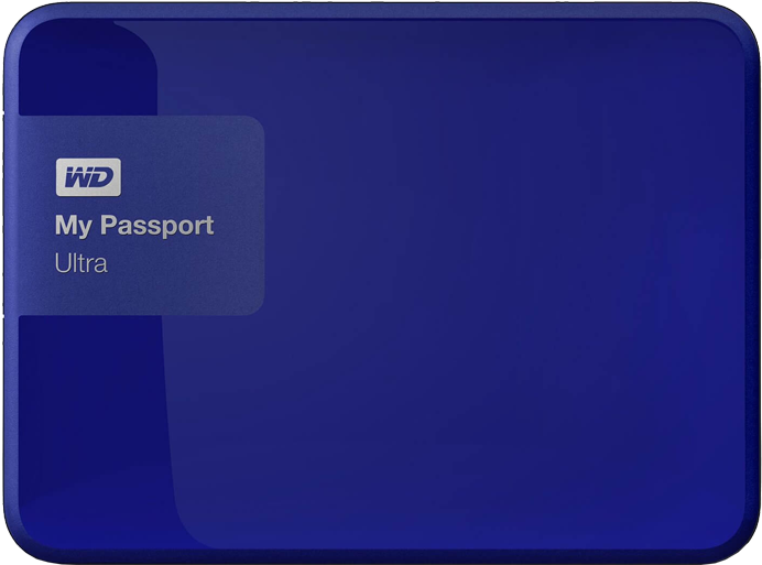 Zoom - Wd My Passport Ultra Blue (700x700), Png Download