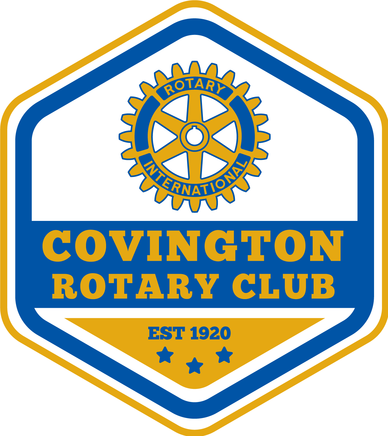 Bold, Modern, Non Profit Logo Design For A Company - Rotary Club (1335x1500), Png Download