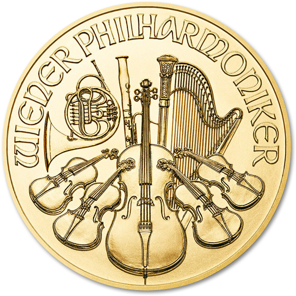 Philharmonic Gold Coin (600x600), Png Download