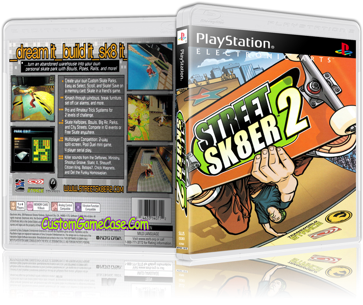 Street Sk8er - Playstation (800x631), Png Download