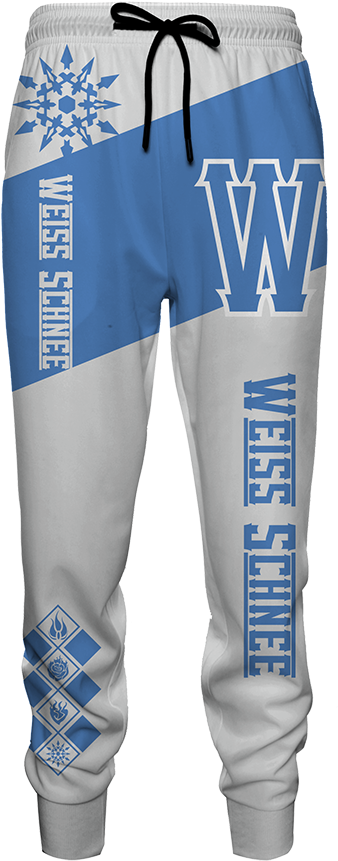 Rwby Weiss Schnee Jogging Pants Fullprinted Jogging - Pocket (1024x1024), Png Download