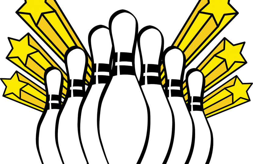 Ironbridge, Coalbrookdale And Madeley Branch Are Holding - Ten Pin Bowling Clip Art (830x540), Png Download