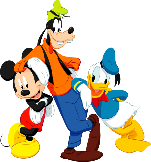 Descarga Gratis Imágenes De Mickey Mouse Y Sus Amigos - Cartoon (620x665), Png Download
