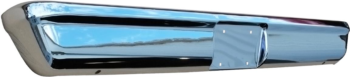 1967-1972 Chevy Pickup Fleetside Custom “smoothie” - 1972 Dodge Truck Rear Bumper (1200x370), Png Download