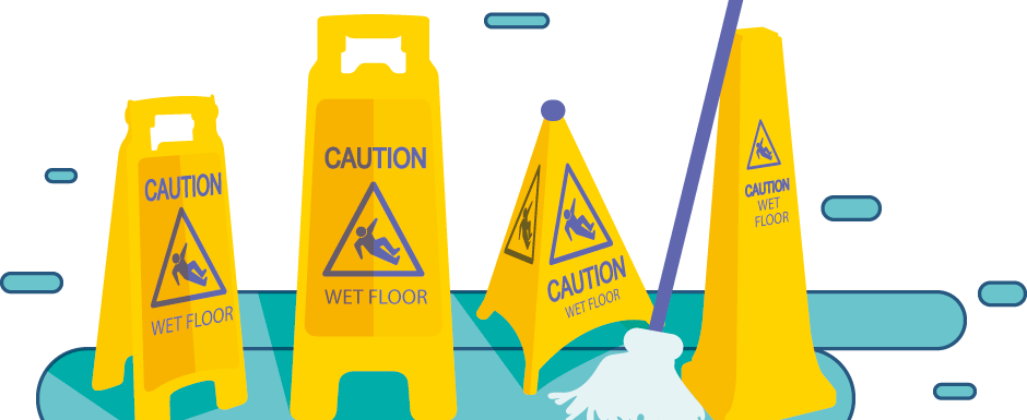 Curso De Prevención De Riesgos En El Sector De Limpieza- - Vector Graphics (940x385), Png Download