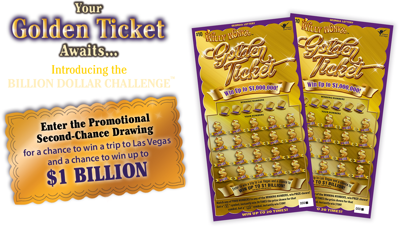 Jackpot Drawing Golden Ticket Transparent & Png Clipart - Willy Wonka Lottery Ticket (1320x758), Png Download