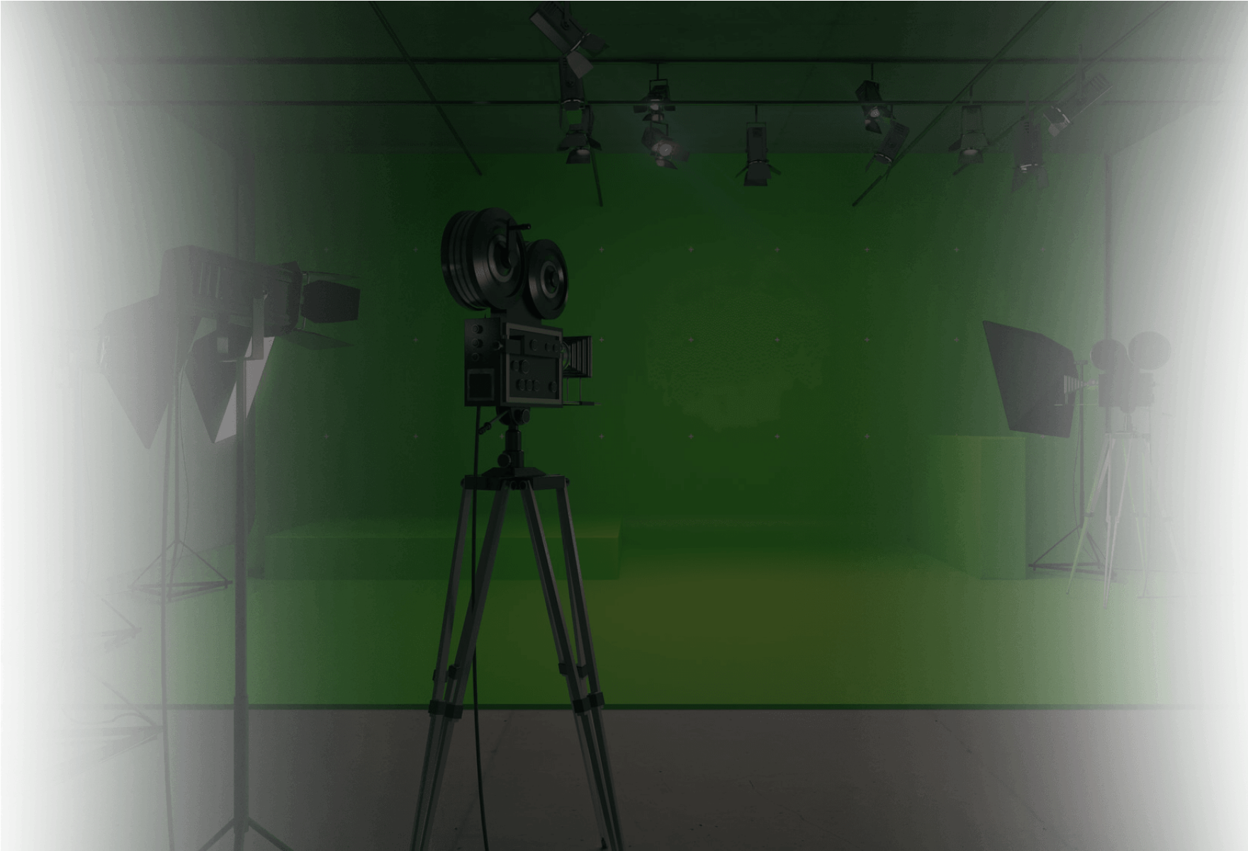 Green Screen Academy - Tripod (2000x1200), Png Download