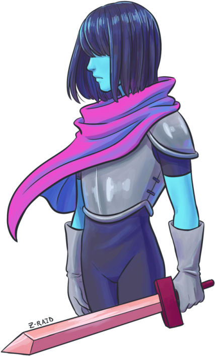This Color Scheme Makes Me Think Of Drifter From Hyper - Cartoon (500x734), Png Download
