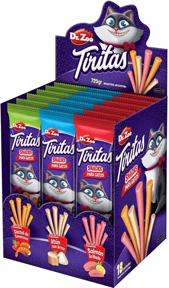 Copia De Copia De Golosinas Tiritas Para Gato Sabor - Tiritas Para Gato Dr Zoo (718x1041), Png Download