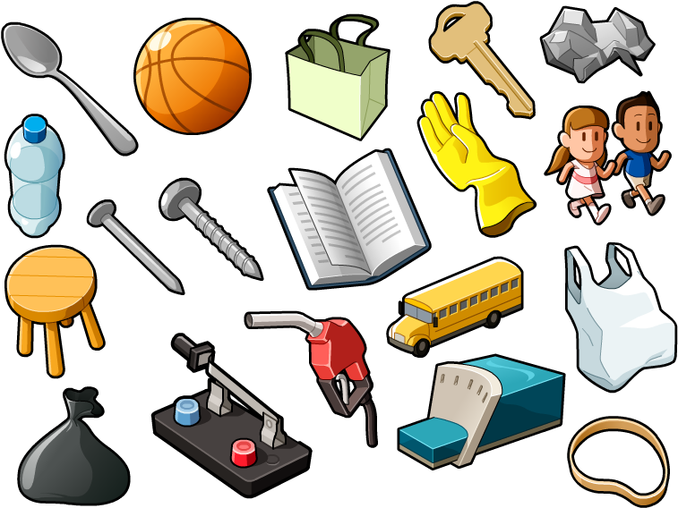 Chore Clipart Activity Daily Living - Random Pictures Of Objects (800x600), Png Download