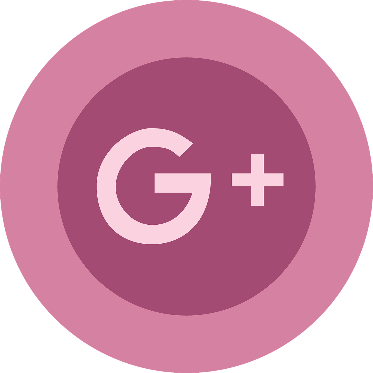 Google Social Media Social - Pink Ribbon Street Appeal 2018 (1280x1280), Png Download
