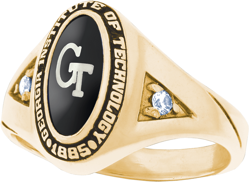 Georgia Institute Of Technology Women's Signature Ring - Georgia Tech Class Ring (800x800), Png Download