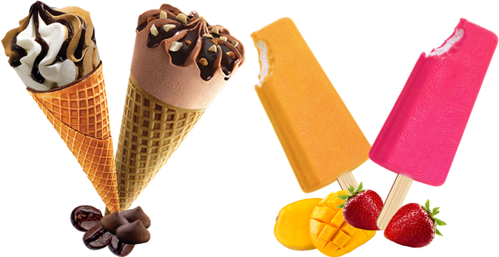 In/images/2017/08/ice Cream - Gelato (1000x504), Png Download