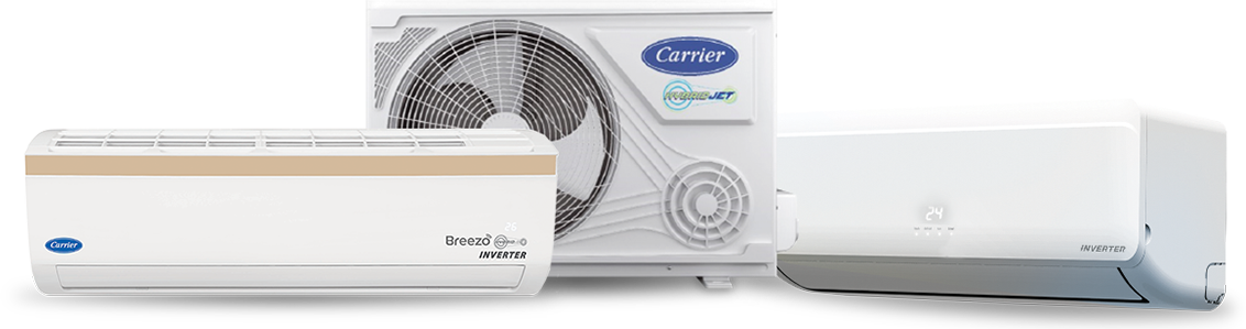 Carrier Midea Offers A Wide Range Of Air Conditioners - Air Conditioning (1132x299), Png Download