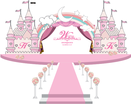 Castle Wedding Png Free Photo Clipart - Png Background Cards Wedding (567x567), Png Download