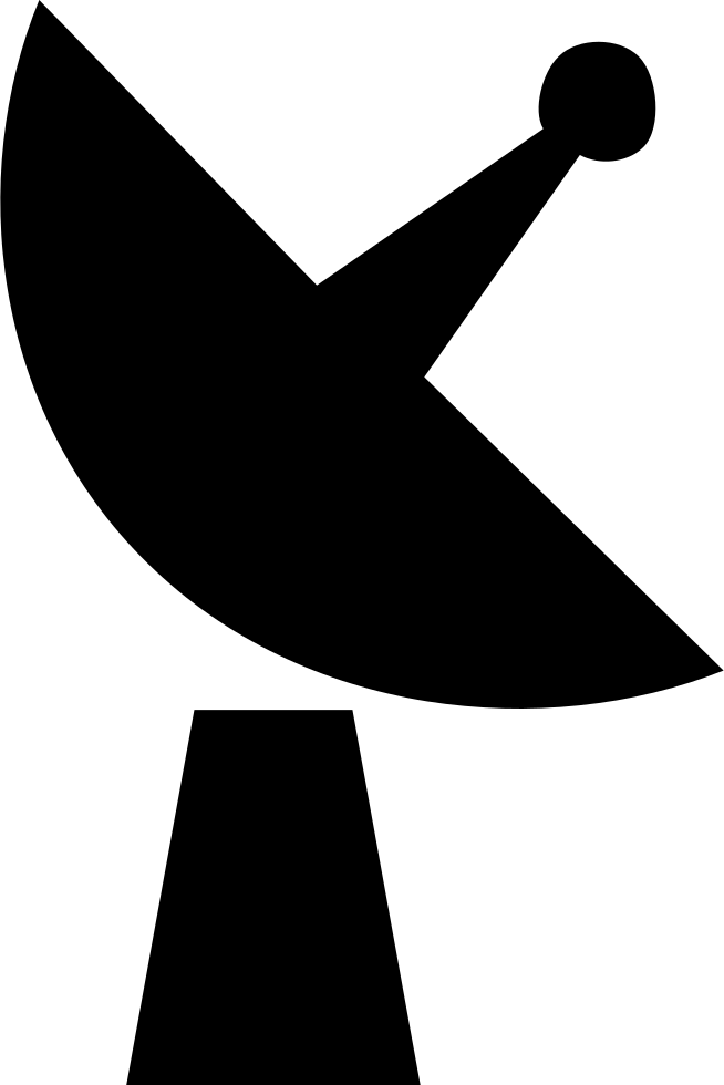 Satellite Clipart Satellite Tv (654x980), Png Download