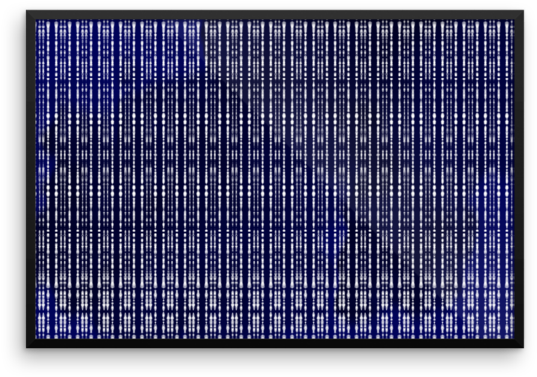 Shibori Pattern Wall Art - Mesh (600x600), Png Download