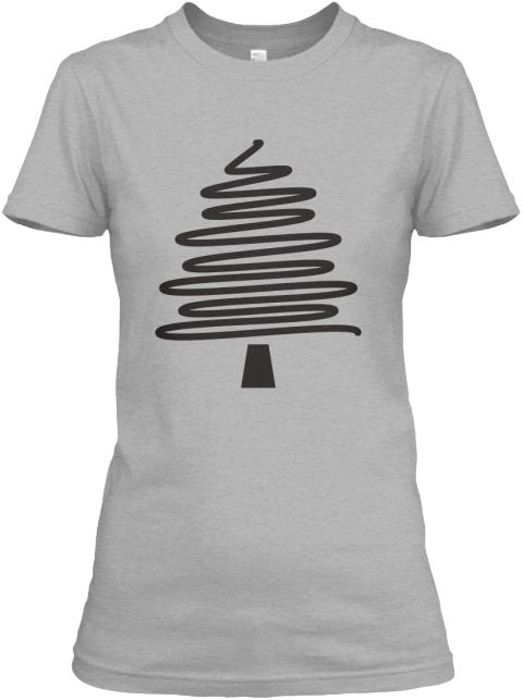 #christmas Tree Sport Grey T-shirt Front - Im A Fucking Unicorn Tshirt (480x643), Png Download