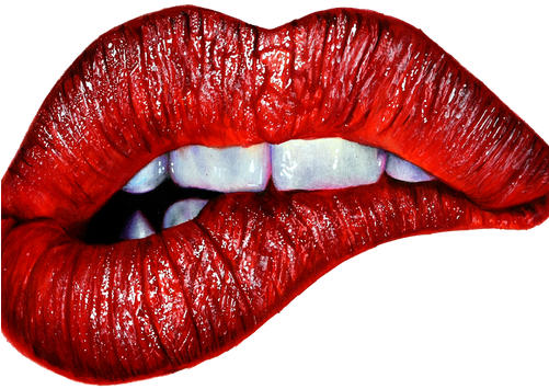 Red Lips Numbered Print - Tp Apparel Llc (500x500), Png Download