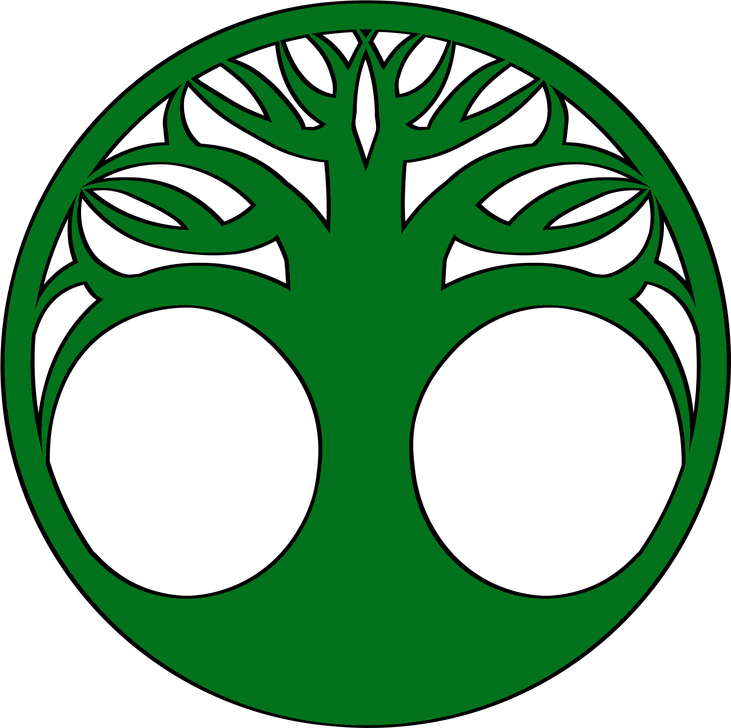 Global Green Finance Index Logo - Circle (2376x2376), Png Download