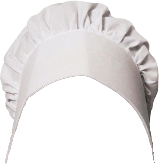 Big-hat - Fancy Dress Costume Victorian Childs White Bonnet Hat (534x550), Png Download