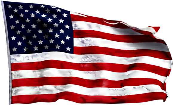 American Flag Waving Png Graphic Freeuse - Usa Flag Waving Png (599x403), Png Download