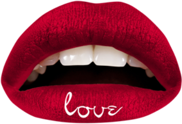 Celebrities Are Also Picking Up On The Trend Jessie - Violent Lips - The Violet Glitteratti - Set Of 3 Temporary (448x318), Png Download