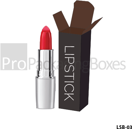 Custom Printed Lipstick Packaging Boxes - Packaging And Labeling (500x500), Png Download