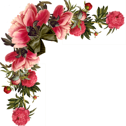 Фотки Flower Art, Flower Images, Decoupage Vintage, - Moldura De Flores Vintage Png (480x480), Png Download
