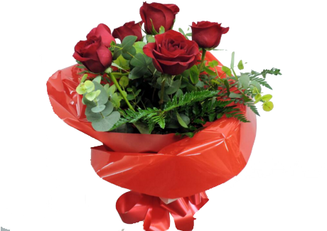 Ramo De Rosas Rojas - Hybrid Tea Rose (459x479), Png Download