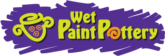 Splatter Clipart Pottery Painting Frames Illustrations - Wet Paint Pottery (581x225), Png Download