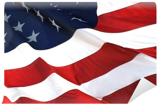 American Flag Waving In The Wind Wall Mural • Pixers® - Flag Of The United States (400x400), Png Download