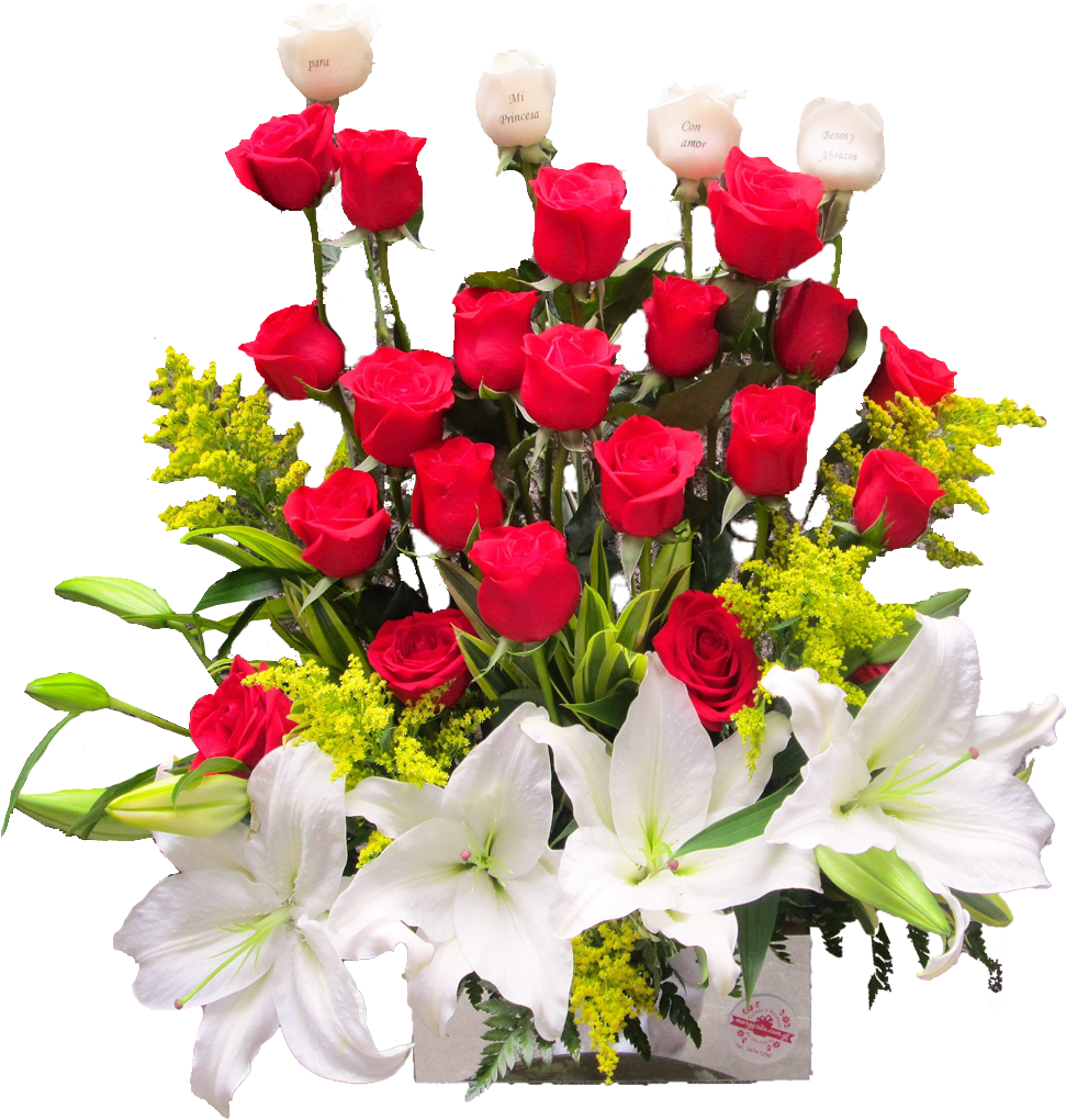 Arreglo De Rosas Envía Hoy - Arreglo Floral Rosas Png (993x1020), Png Download