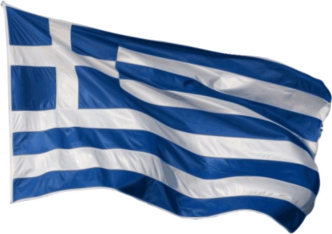 File - Greekflag-waving - Svg - Wikimedia Commons - Greek Flag Waving Png (667x471), Png Download