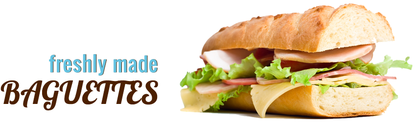 Baguettes - Sandwich Baguettes (895x320), Png Download