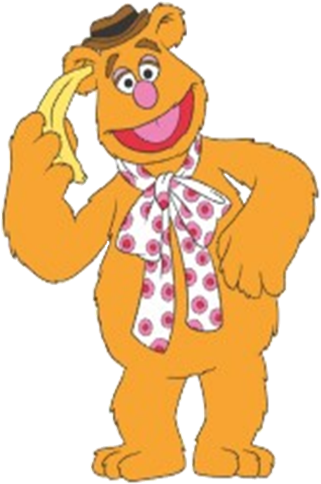 Fozzie Bear - Fathead Disney Muppets Wall Decal (458x691), Png Download