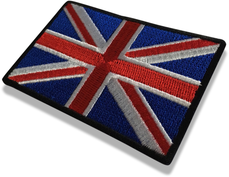 3" Fit In Or Fuck Off With Uk Flag Patch Set - Triangle (1000x1000), Png Download