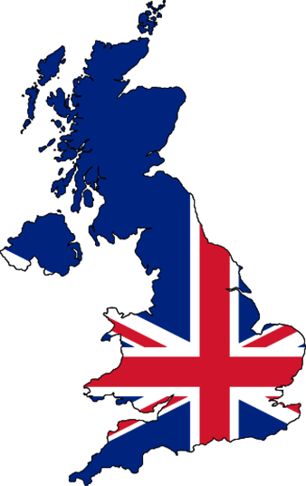 England Map Flag Png (338x536), Png Download