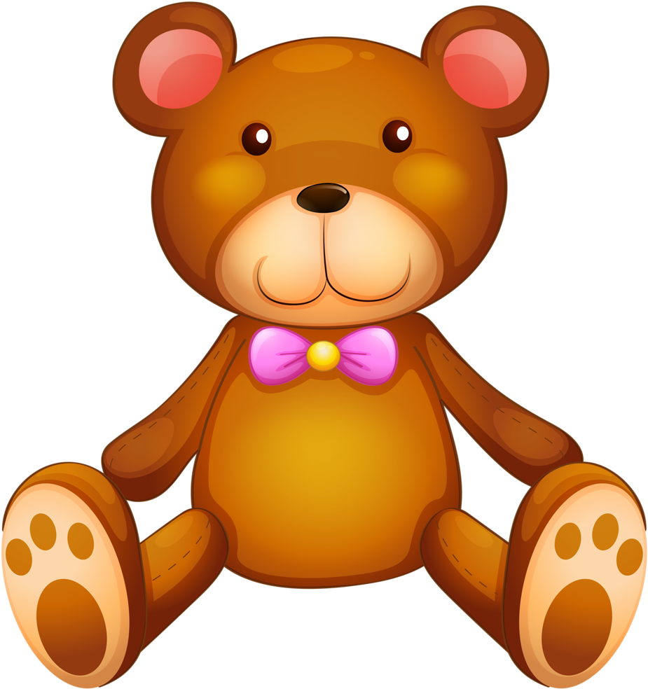 Hunter Clipart Cartoon Bear - Clip Art Stuffed Animals (978x1024), Png Download