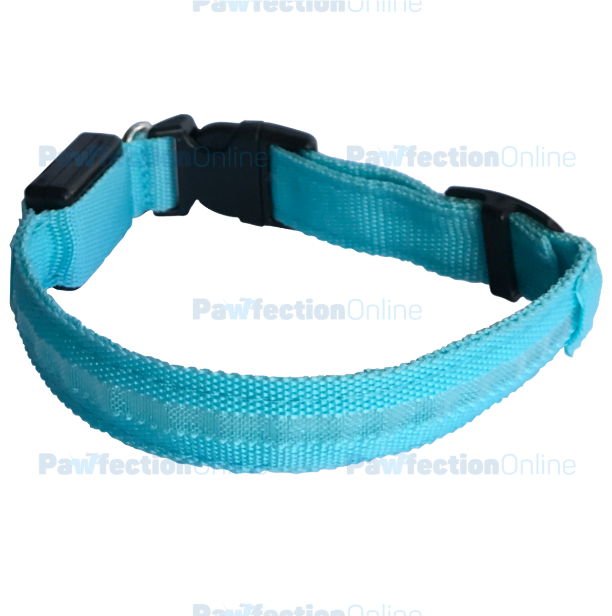 The Durable Nylon Blue Led Dog Collar Is Part Of The - Strap (1200x1200), Png Download