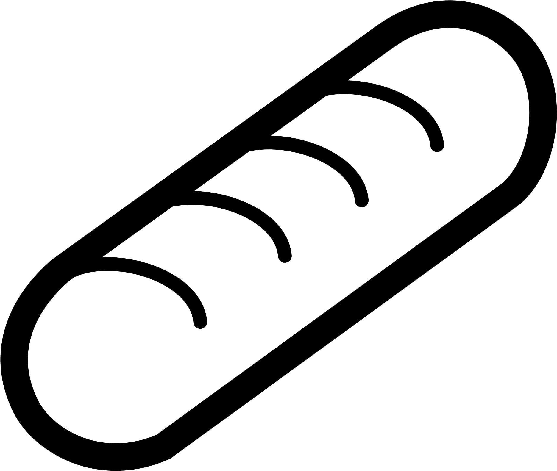 Image For >, Baguette Clipart - Hotdog Clipart Black And White (1969x1969), Png Download